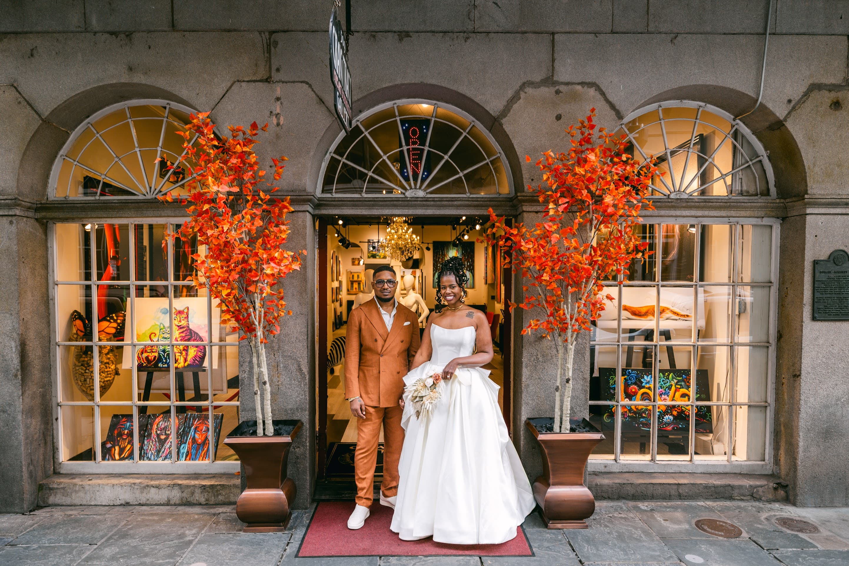 Kahlida smiling at a wedding