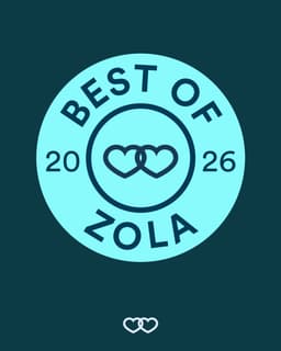 Zola Best Weddings badge